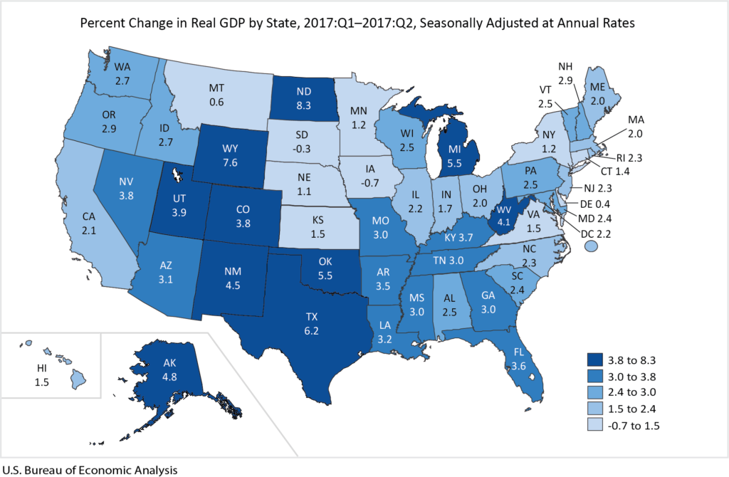 Nevada GDP Growth Among Top 10 At 3.8 In Q2 RCG Economics Las Vegas